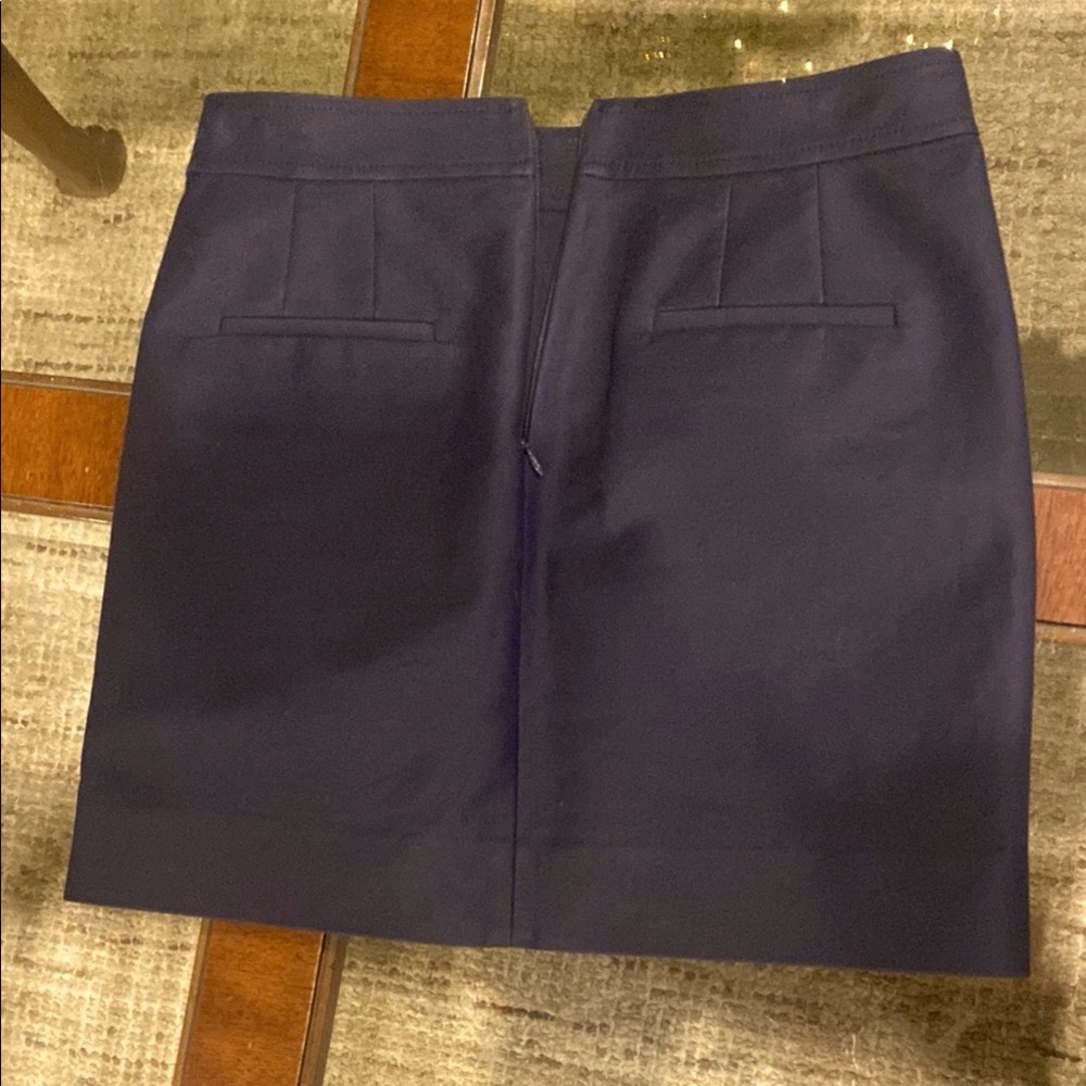 J.Crew Navy Skirt with Gold Buttons NWOT - Picture 11 of 14